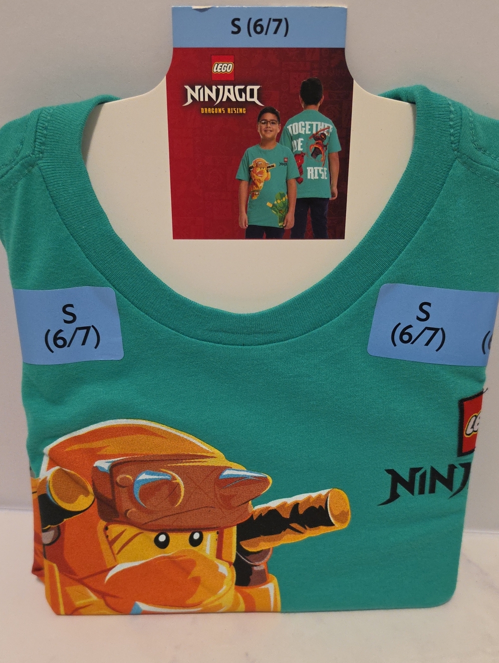 LEGO Ninjago Boys' Teal Graphic Tee - Ninjago Dragon Rising